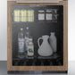 Summit 24" Wide Built-In Beverage Center With Wood Door Trim ADA Compliant