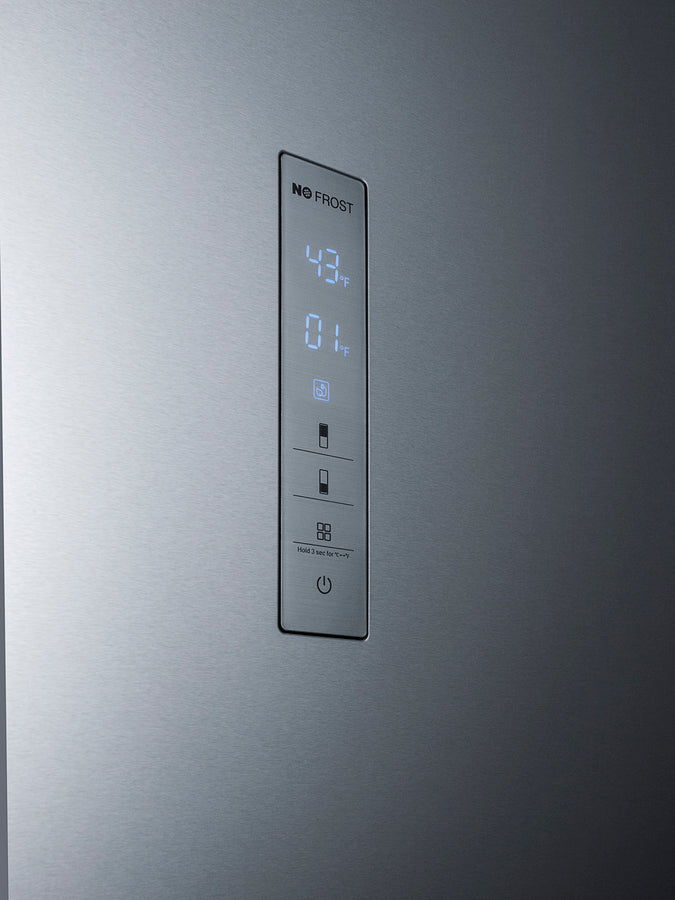 Summit 24" Wide Built-In Bottom Freezer Refrigerator