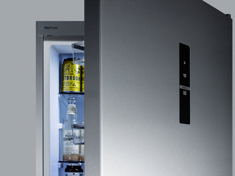 Summit 24" Wide Built-In Bottom Freezer Refrigerator With Icemaker