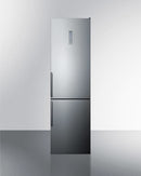 Summit 24" Wide Built-In Bottom Freezer Refrigerator With Icemaker