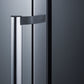 Summit 24" Wide Built-In Bottom Freezer Refrigerator With Icemaker