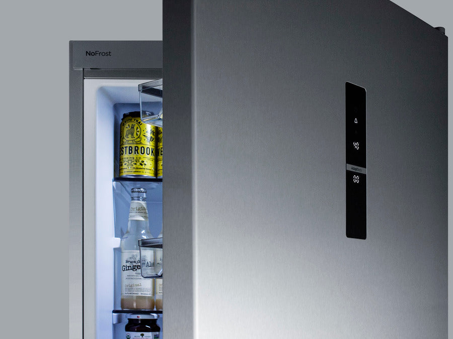 Summit 24" Wide Built-In Bottom Freezer Refrigerator With Icemaker