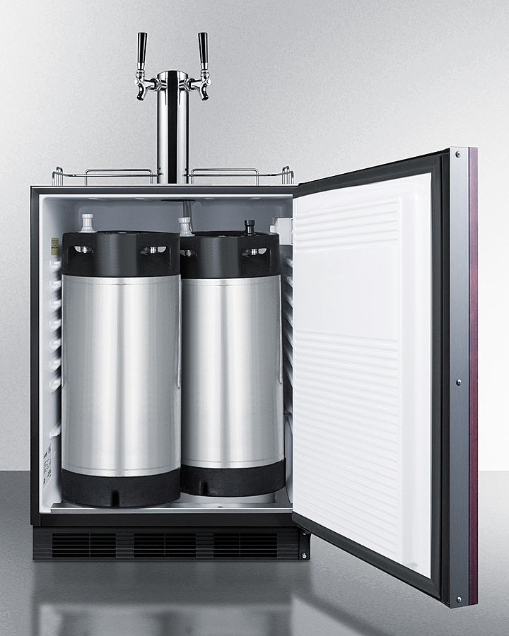 Summit 24" Wide Built-In Cold Brew Coffee Kegerator ADA Compliant