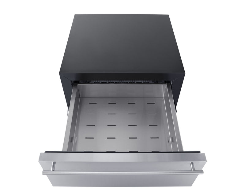 Summit 24" Wide Built-In Commercial Beverage Refrigerator With Top Drawer