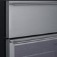 Summit 24" Wide Built-In Commercial Beverage Refrigerator With Top Drawer