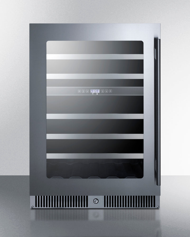 Summit 24" Wide Built-In Dual-Zone Wine Cellar