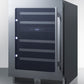 Summit 24" Wide Built-In Dual-Zone Wine Cellar