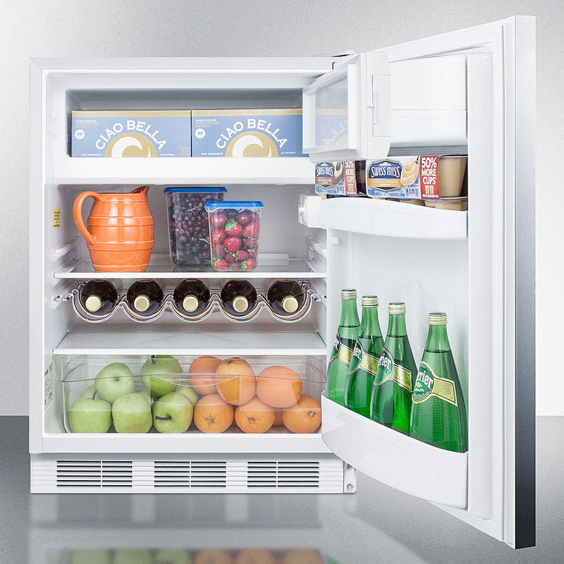 Summit 24" Wide Built-In Refrigerator-Freezer ADA Compliant 