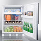 Summit 24" Wide Built-In Refrigerator-Freezer Full
