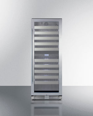 Summit 24" Wide Dual-Zone Wine Cellar