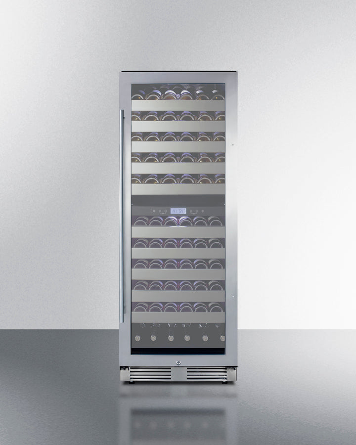 Summit 24" Wide Dual-Zone Wine Cellar