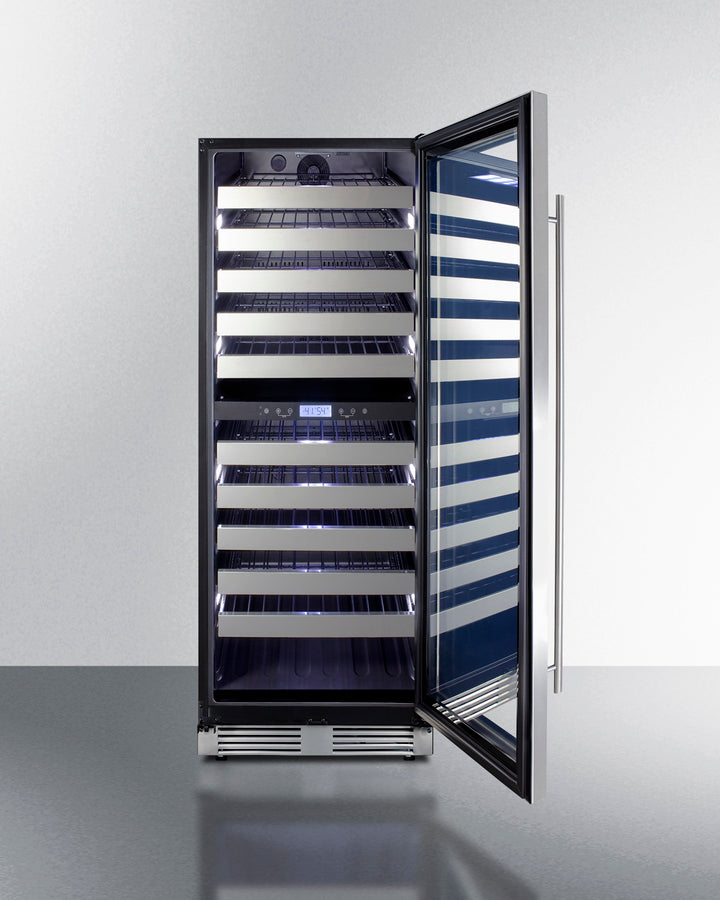 Summit 24" Wide Dual-Zone Wine Cellar