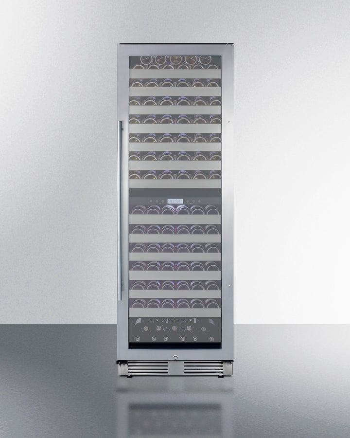 Summit 24" Wide Dual-Zone Wine Cellar