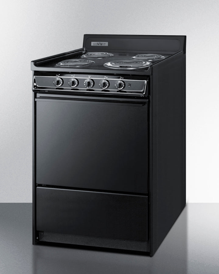 Summit 24" Wide Electric Coil Range 