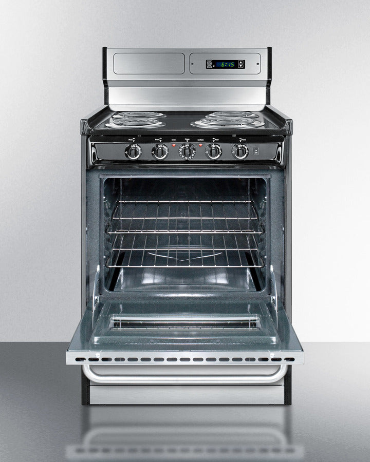 Summit 24" Wide Electric Coil Range 