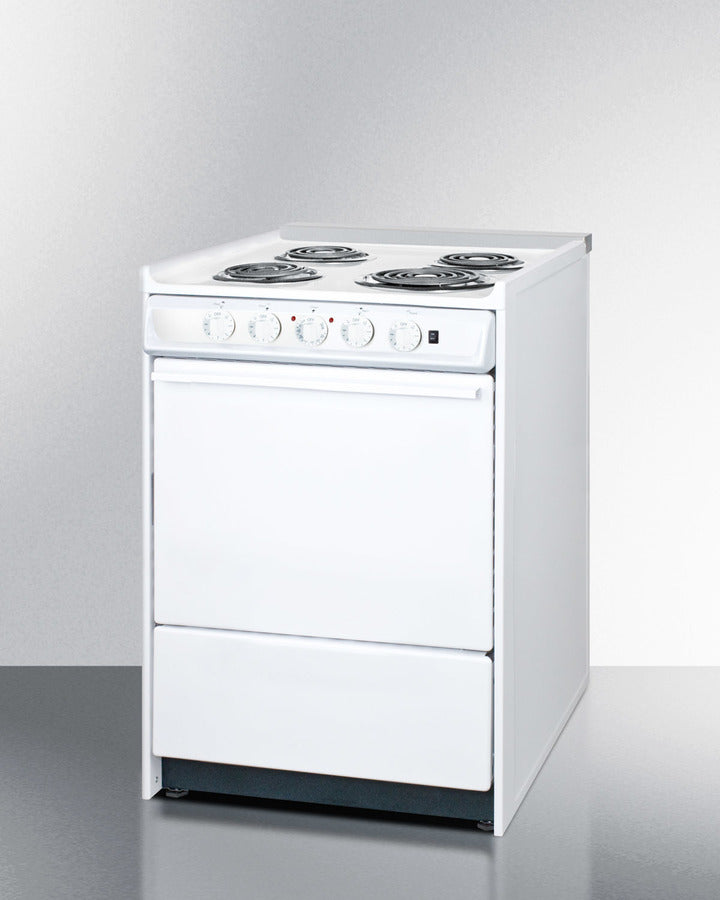 Summit 24" Wide Electric Coil Top Range