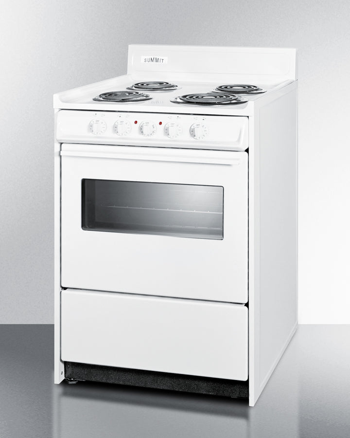 Summit 24" Wide Electric Coil Top Range 