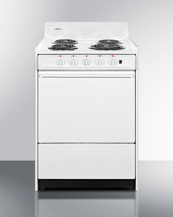 Summit 24" Wide Electric Coil Top Range