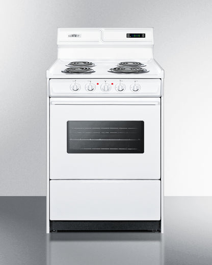 Summit 24" Wide Electric Coil Top Range 