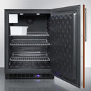 Summit 24" Wide Frost-Free Built-In All-Freezer with Integrated Door Frame and Icemaker