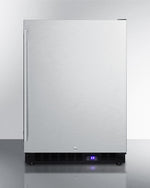 Summit 24" Wide Frost-Free Built-In All-Freezer with Stainless Steel Door