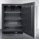Summit 24" Wide Frost-Free Built-In All-Freezer with Stainless Steel Door
