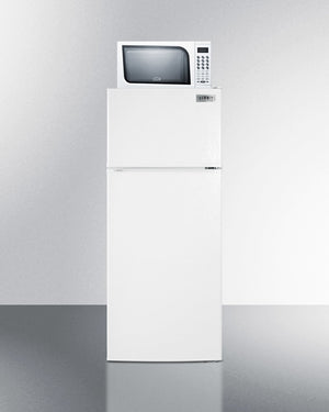Summit 24" Wide Frost-Free Refrigerator-Freezer-Microwave Combination Unit With Large Capacity