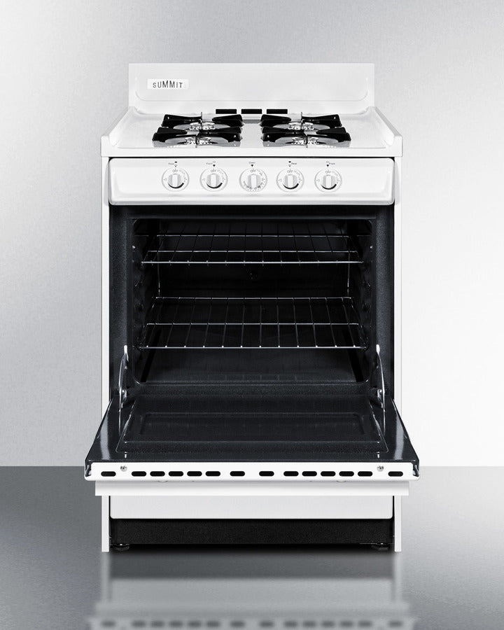 Summit 24" Wide Gas Range 