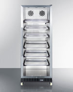 Summit 24" Wide Mini Reach-In Beverage Center with Dolly