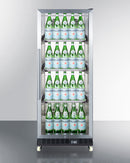 Summit 24" Wide Mini Reach-In Beverage Center with Dolly