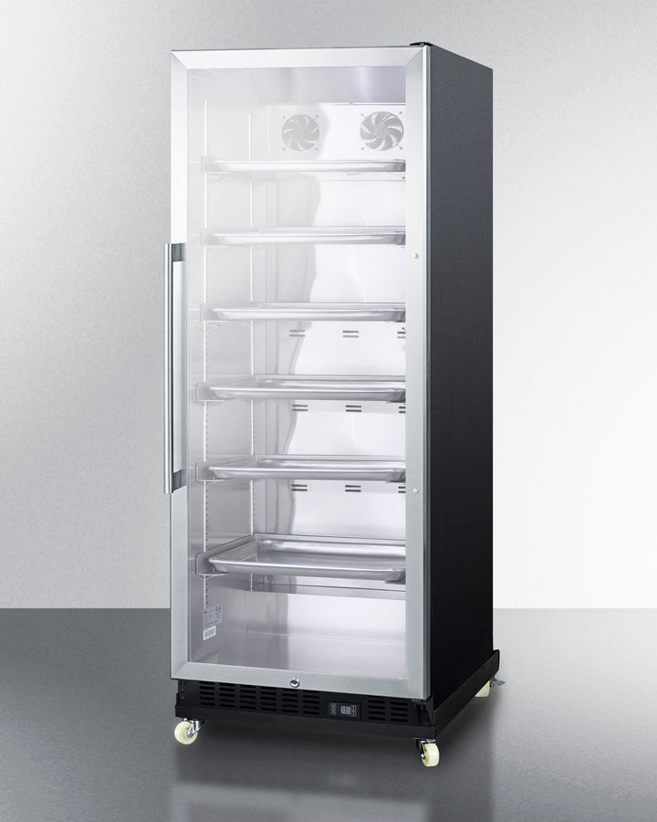Summit 24" Wide Mini Reach-In Beverage Center with Dolly