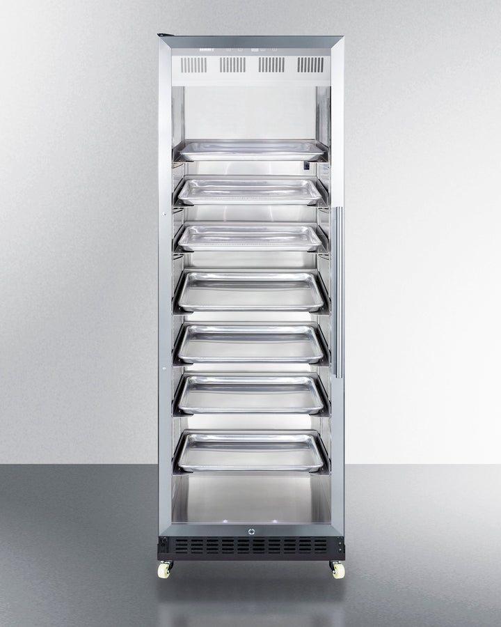 Summit 24" Wide Mini Reach-In Beverage Center with Dolly 
