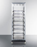 Summit 24" Wide Mini Reach-In Beverage Center with Dolly 