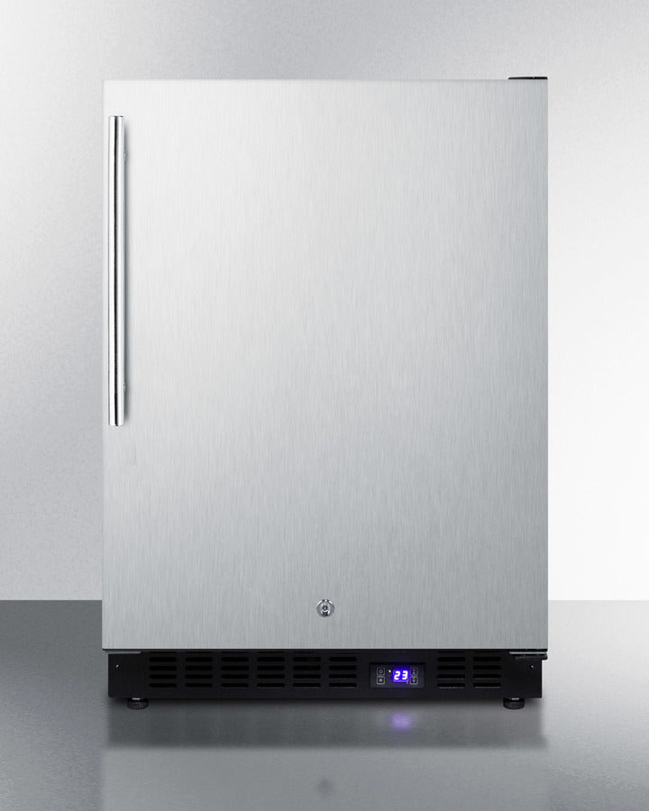 Summit 24" Wide Outdoor All-Freezer With Icemaker