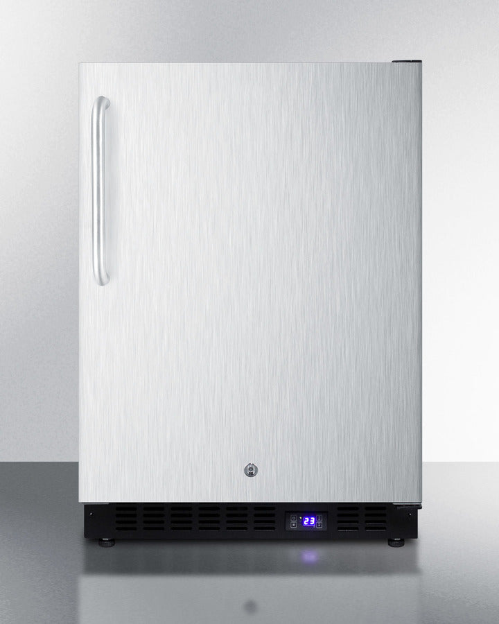 Summit 24" Wide Outdoor All-Freezer with Icemaker