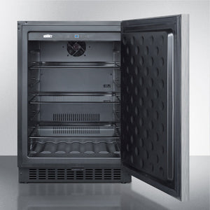 Summit 24" Wide Outdoor All-Refrigerator 