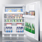 Summit 24" Wide Refrigerator-Freezer