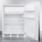 Summit 24" Wide Refrigerator-Freezer