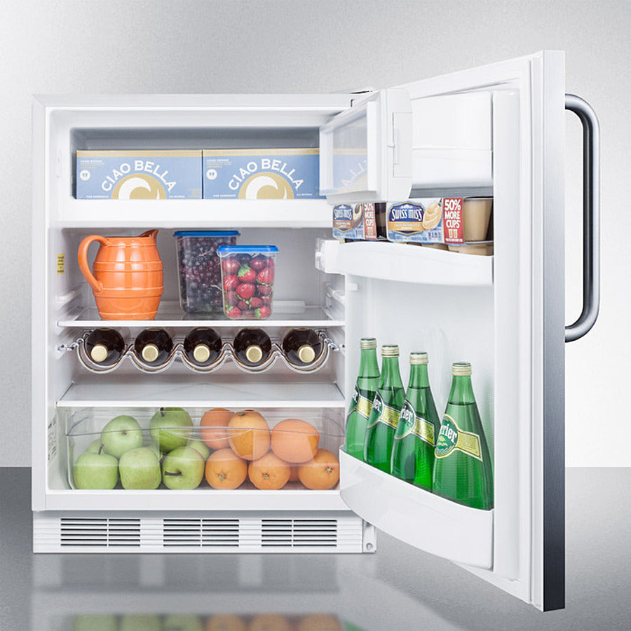Summit 24" Wide Refrigerator-Freezer