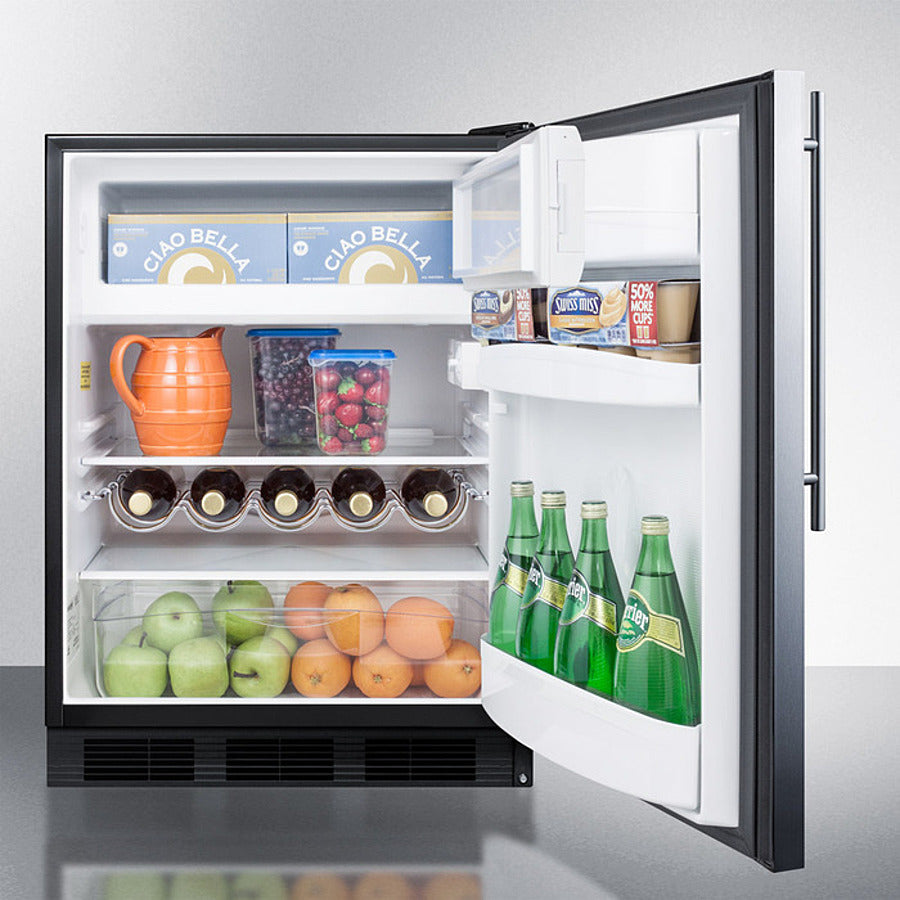 Summit 24" Wide Refrigerator-Freezer Full