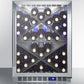 Summit 24" Wide Single Zone Outdoor Commercial Wine Cellar 