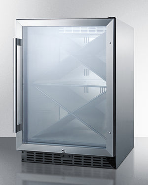 Summit 24" Wide Single Zone Outdoor Commercial Wine Cellar 