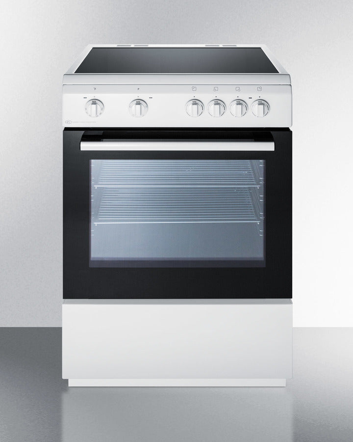 Summit 24" Wide Smooth Top Electric Range