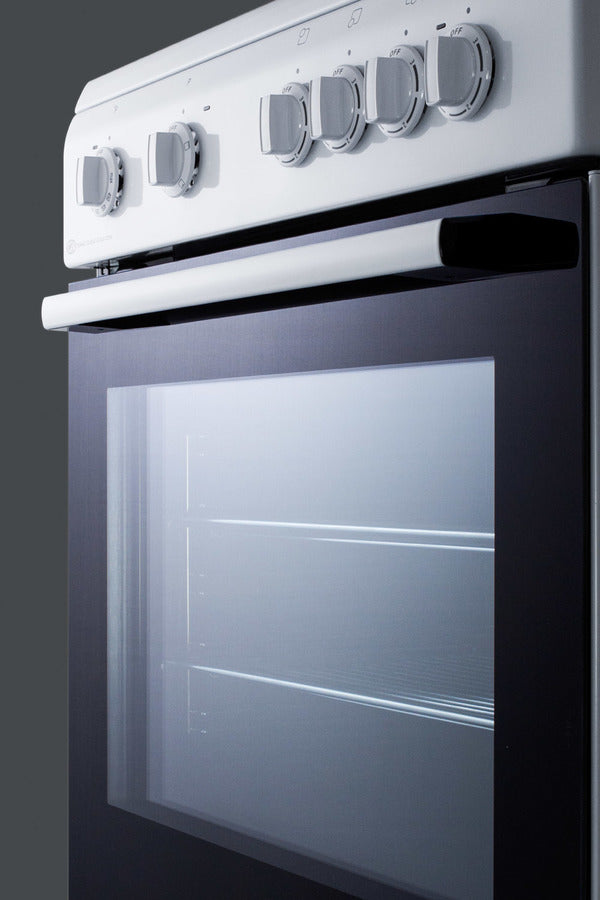 Summit 24" Wide Smooth Top Electric Range