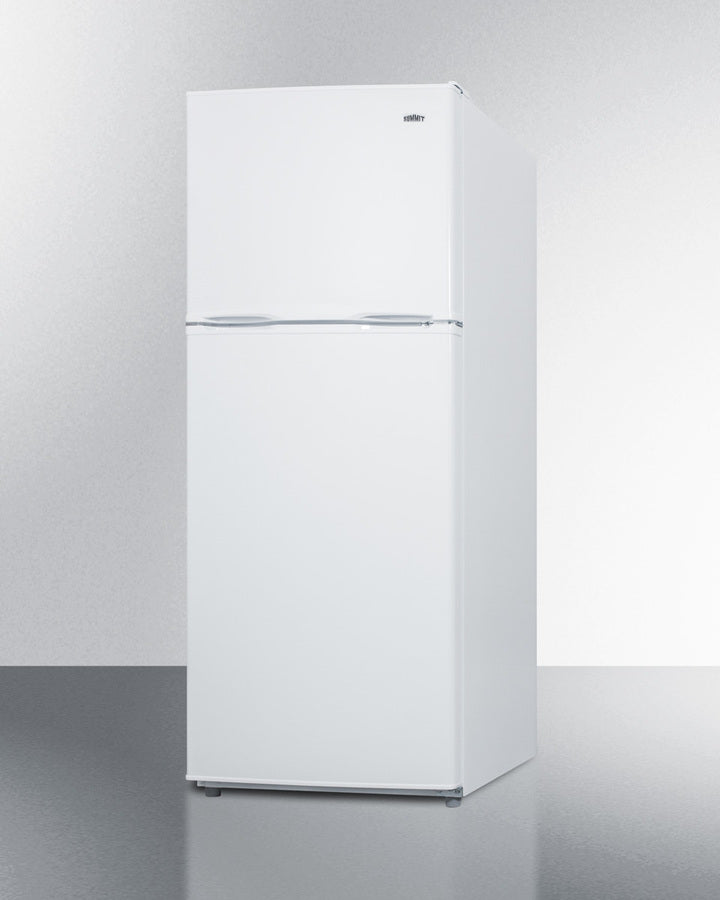 Summit 24" Wide Top Mount Refrigerator-Freezer Angle