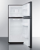 Summit 24" Wide Top Mount Refrigerator-Freezer Open