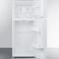 Summit 24" Wide Top Mount Refrigerator-Freezer