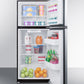 Summit 24" Wide Top Mount Refrigerator-Freezer
