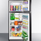 Summit 24" Wide Top Mount Refrigerator-Freezer Full