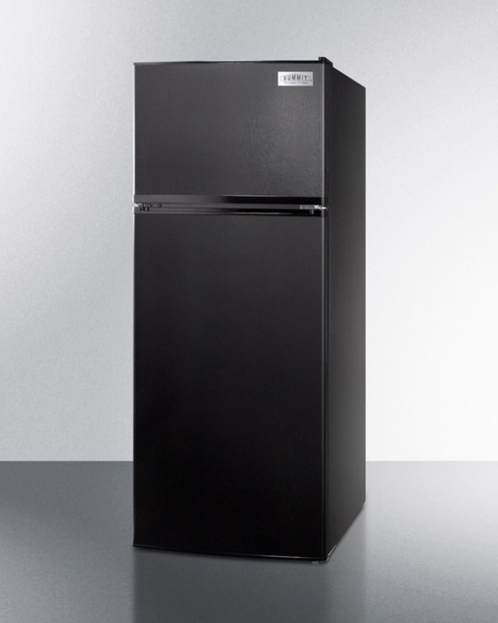 Summit 24" Wide Top Mount Refrigerator-Freezer Angle